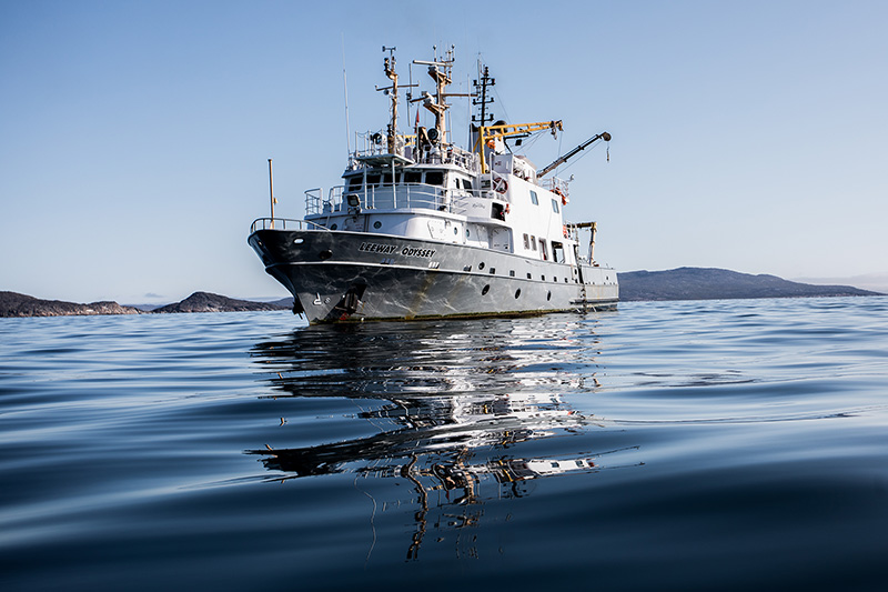 LeeWay Odyssey at sea, Oceania Canada 2019