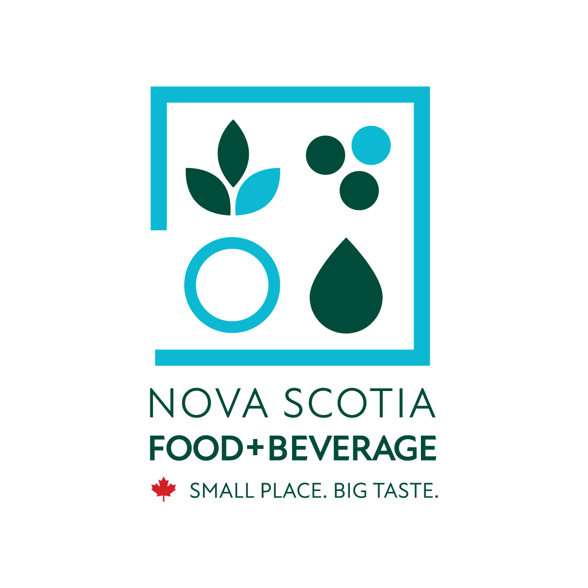 Logo for Nova Scotia Food + Beverage (Small Place. Big Taste.)