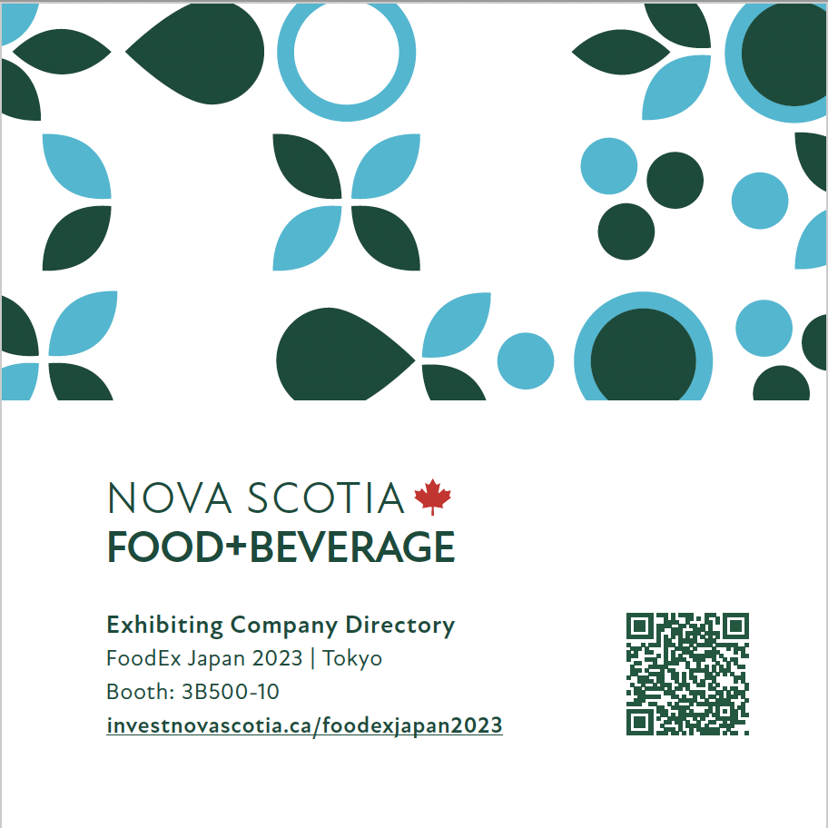 Cover image of Food Expo Japan 2023 Nova Scotia exhibiting company directory (English)