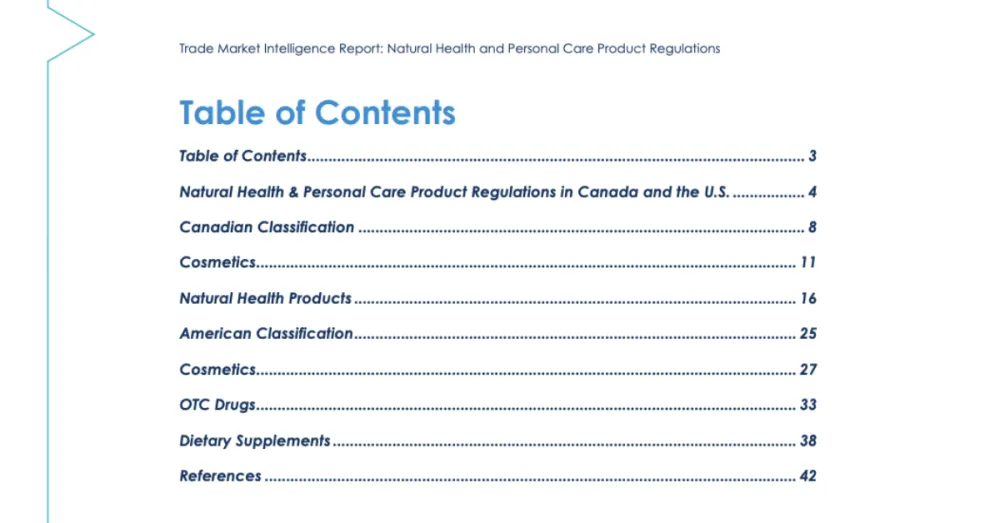 Table of Contents