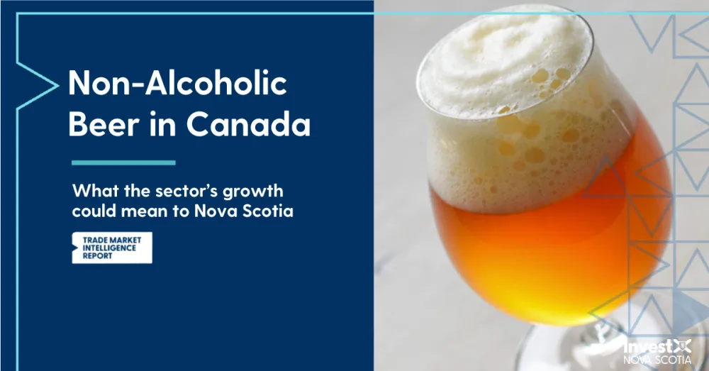 Glass of non-alcoholic beer