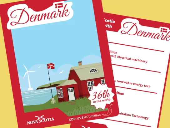 Nova Scotia Government Denmark Trading Cards
