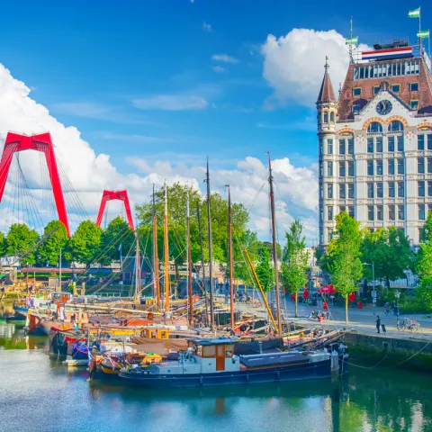 Old Port in Rotterdam, The Netherlands