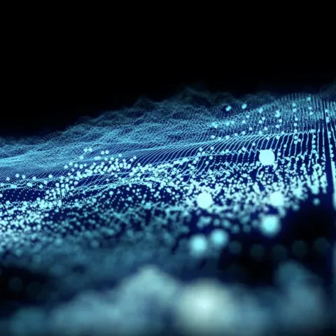 Ocean technology digital waves moving