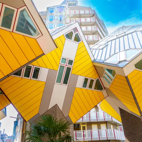 Cube Houses in Rotterdam, the Netherlands