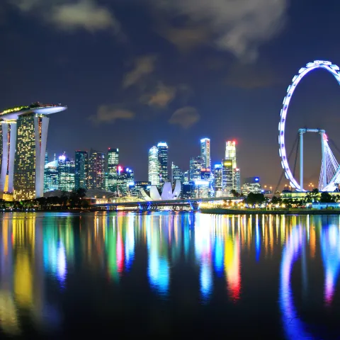Singapore City at Night