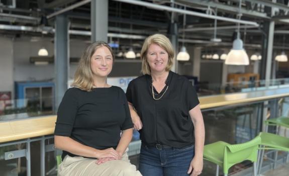 Acuicy co-founders Dawne Skinner (left) and Allison Murray