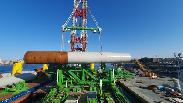 Offshore Wind Vessel in Nova Scotia, Canada