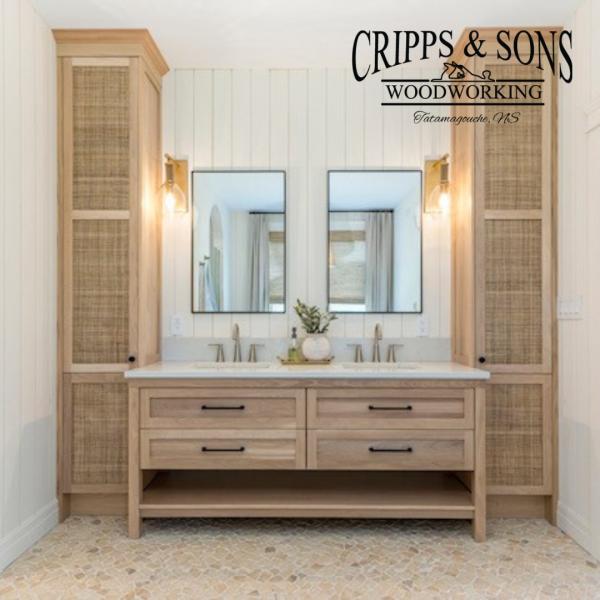 Bathroom cabinets made by Cripps & Sons Woodworking 4