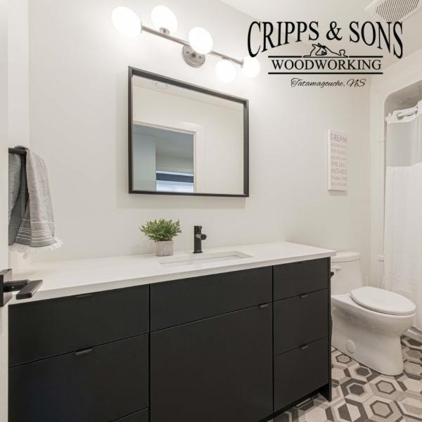 Bathroom cabinets made by Cripps & Sons Woodworking 2