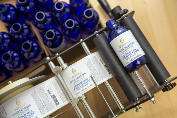 Sohma Naturals products being labeled
