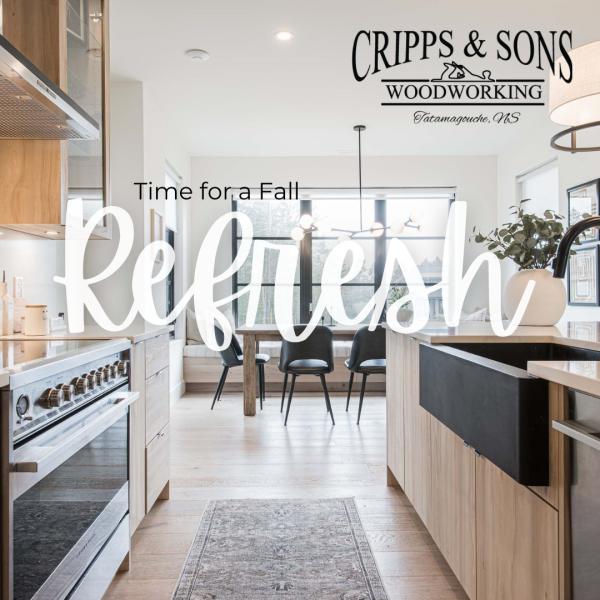 Cripps & Sons Fall Refresh: Kitchen cabinets, table and chairs