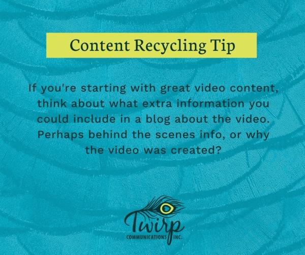Social Media Tip 5: Video