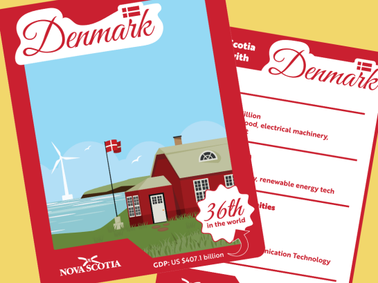 Nova Scotia Government Denmark Trading Cards