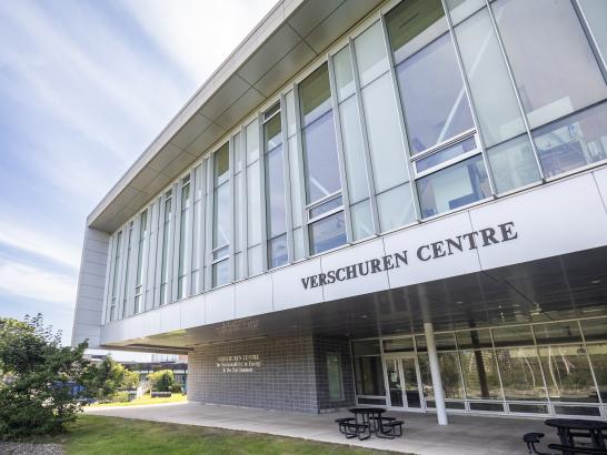 Image of the exterior of the Verschuren centre.
