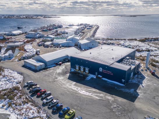 Clark's Harbour Seafood - aerial image