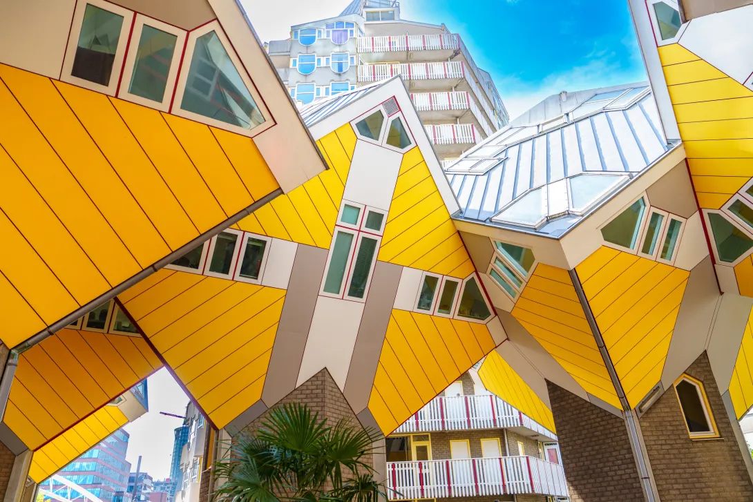 Cube Houses in Rotterdam, the Netherlands