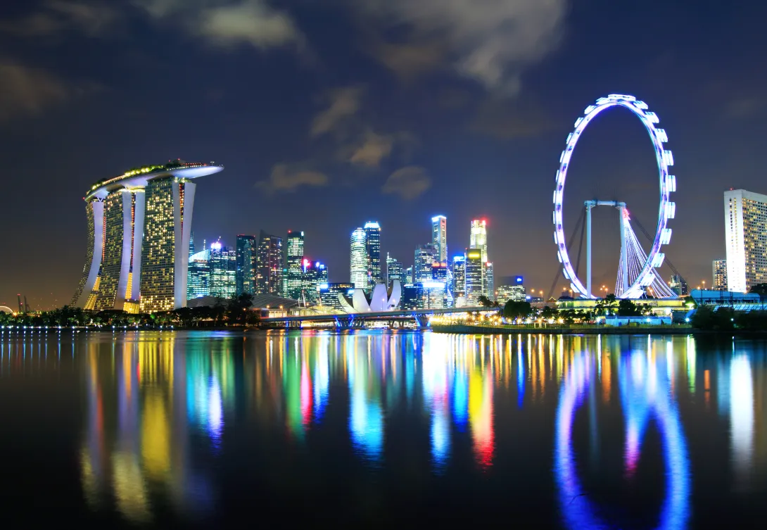 Singapore City at Night